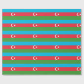 Aserbaidschan-Flagge Geschenkpapier (Flach)