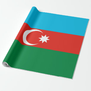 Aserbaidschan-Flagge Geschenkpapier