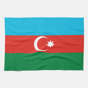Aserbaidschan-Flagge Geschirrtuch