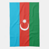 Aserbaidschan-Flagge Geschirrtuch (Vertikal)