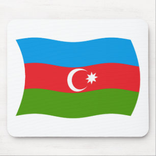 Aserbaidschan-Flagge-Mauspad Mousepad