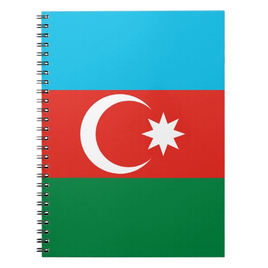 Aserbaidschan-Flagge Notizblock (Vorderseite)