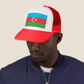Aserbaidschan-Flagge Truckerkappe (Beispiel)