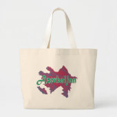 Aserbaidschan Jumbo Stoffbeutel (Vorne)