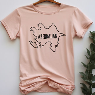 Aserbaidschan Landkarte Shirt Aserbaidschanischer