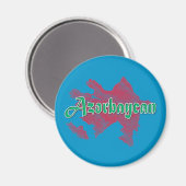 Aserbaidschan Magnet (Vorderseite/Rückseite)