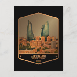 Aserbaidschan Postkarte