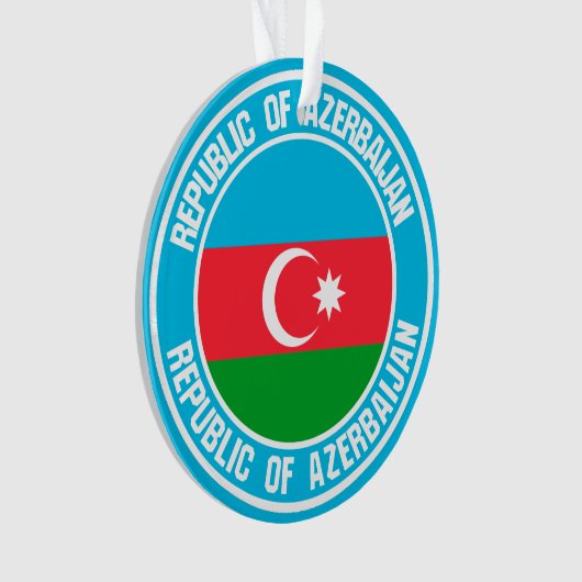 Aserbaidschan-Runde Ornament (Vorderseite)