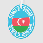 Aserbaidschan-Runde Ornament (Vorderseite)