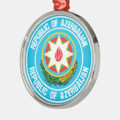 Aserbaidschan-Runde Ornament Aus Metall (Links)
