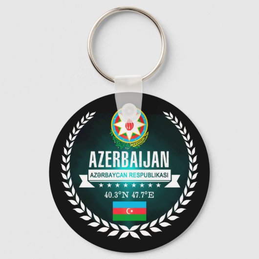 Aserbaidschan Schlüsselanhänger (Vorderseite)