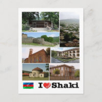 Aserbaidschan - Shaki - I Liebe -