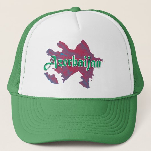 Aserbaidschan Truckerkappe (Vorderseite)