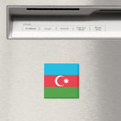 aserbaidschanische Flagge (Aserbaidschan) Magnet (In Situ (Geschirrspüler))
