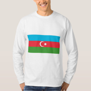 aserbaidschanische Flagge (Aserbaidschan) T-Shirt