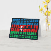 Aserbaidschanische Flagge Geburtskarte Karte (Gelbe Blume)