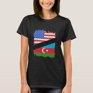 Aserbaidschanische Flagge Klaw Aserbaidschan Pride T-Shirt