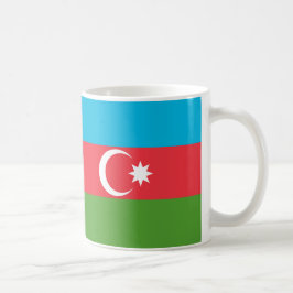 Aserbaidschanische Flaggen-Keramik-Tasse Kaffeetasse