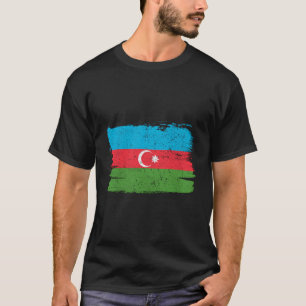 Aserbaidschanische Flaggenpriesterfreundschaft Pro T-Shirt
