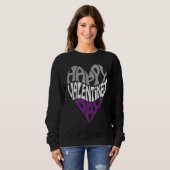 Asexual Ace Pride Valentine's Day LGBTQ LGBT Sweatshirt (Vorne ganz)