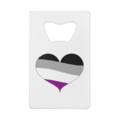 Asexual als Teil des LGBT-Pride-Stroms Geldbeutel Flaschenöffner (Rückseite)