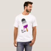 Asexual As Cream Asexual Ace Flag Alasexuell T-Shirt (Vorne ganz)