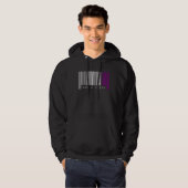 Asexual Barcode Pride Ace And Vegan Cute Aesthetic Hoodie (Vorne ganz)