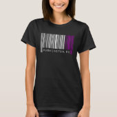 Asexual Barcode Pride Washington DC Niedlich Ace A T-Shirt (Vorderseite)