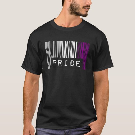 Asexual Barcode Prix Monat Niedliche Äse Ästhetisc T-Shirt (Vorderseite)
