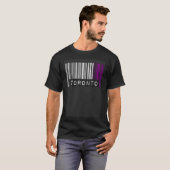 Asexual Barcode Prix Toronto Canada Niedlich Ace A T-Shirt (Vorne ganz)