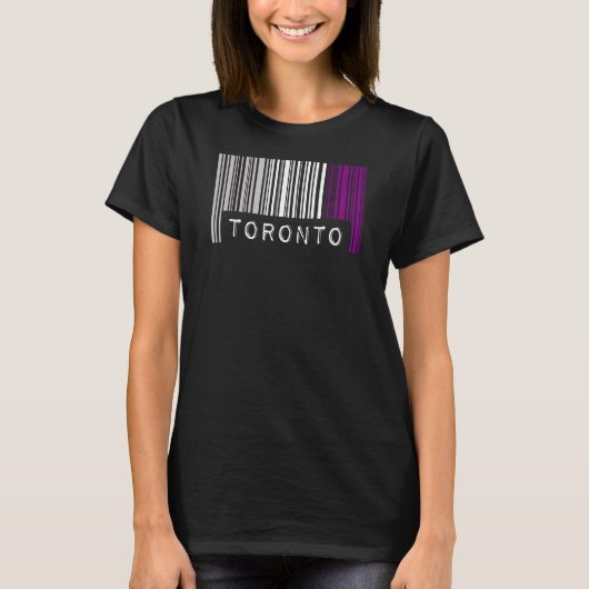 Asexual Barcode Prix Toronto Canada Niedlich Ace A T-Shirt (Vorderseite)