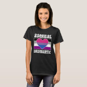 Asexual Biromantic Pride Flag Cute Ace Aesthetic T-Shirt (Vorne ganz)