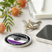 Asexual Clean Milestone Gift Schlüsselanhänger (Seite)