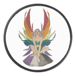 Asexual Faerie Eishockey Puck