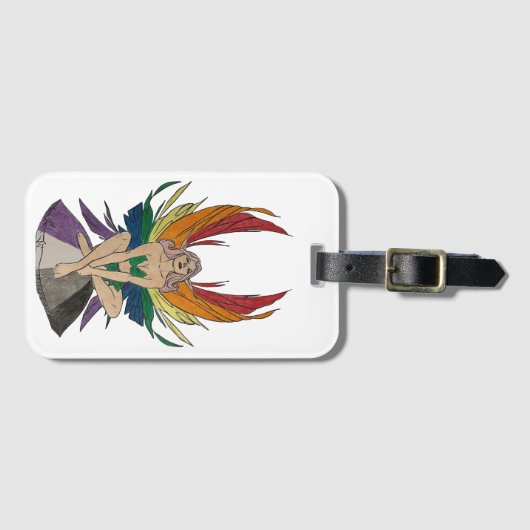 Asexual Faerie Gepäckanhänger (Vorderseite (Horizontal))