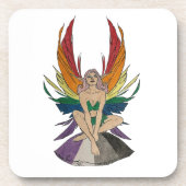 Asexual Faerie Getränkeuntersetzer (Vorderseite)