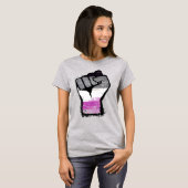 Asexual Fist Pride T - Shirt (Vorne ganz)