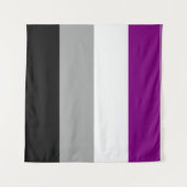 Asexual Flag 57 x 57 Wandteppich (Vorderseite)