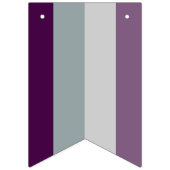 Asexual Flag Bunting Banner LGBT-Party (Erste Fahne)