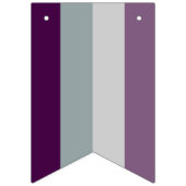 Asexual Flag Bunting Banner LGBT-Party (Dritte Fahne)