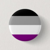 Asexual Flag Button (Vorderseite)