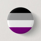 Asexual Flag Button (Vorderseite)
