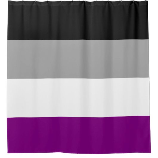 Asexual Flag Duschvorhang (Vorderseite)
