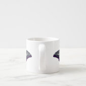 Asexual Flag Frack Butterfly Espressotasse (Rückseite)