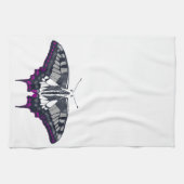 Asexual Flag Frack Butterfly Geschirrtuch (Horizontal)