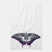 Asexual Flag Frack Butterfly Geschirrtuch (Vertikal)