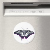 Asexual Flag Frack Butterfly Magnet (In Situ (Geschirrspüler))