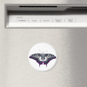 Asexual Flag Frack Butterfly Magnet (In Situ (Geschirrspüler))