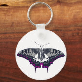 Asexual Flag Frack Butterfly Schlüsselanhänger (Vorderseite)