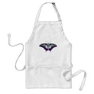 Asexual Flag Frack Butterfly Schürze